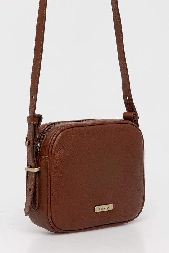 Barbour torebka skórzana LBA0492 brązowy AW25