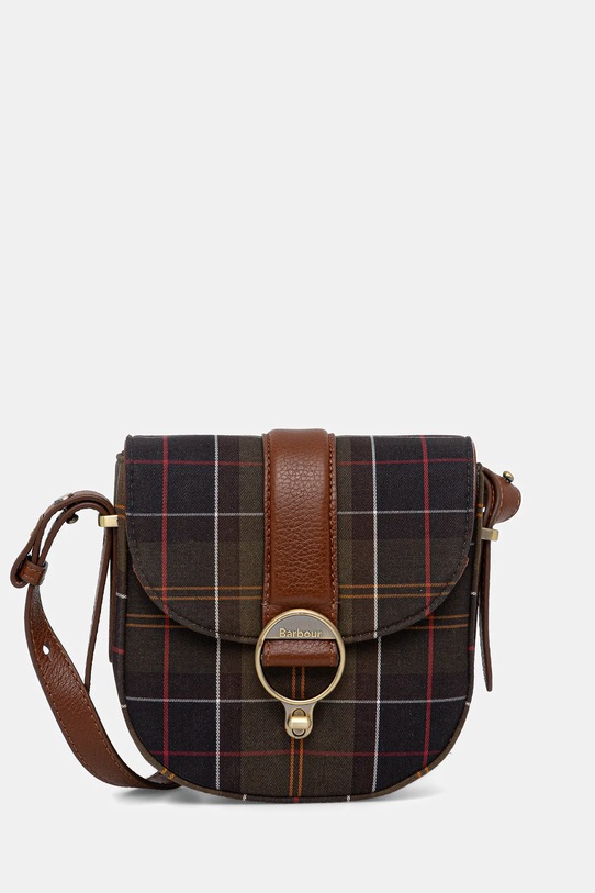Barbour torebka skóra licowa zielony LBA0504