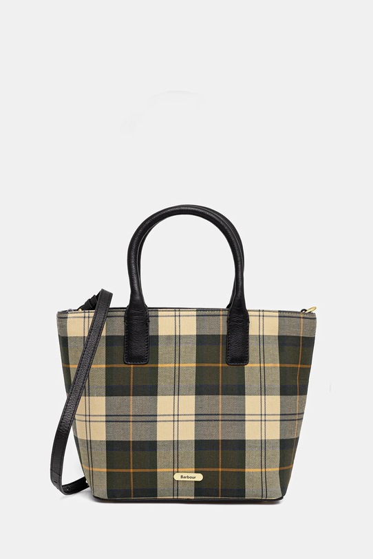 Barbour torebka skóra licowa żółty LBA0506