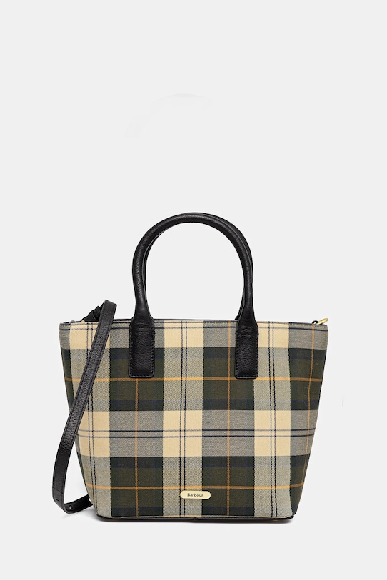 Barbour torebka skóra licowa żółty LBA0506