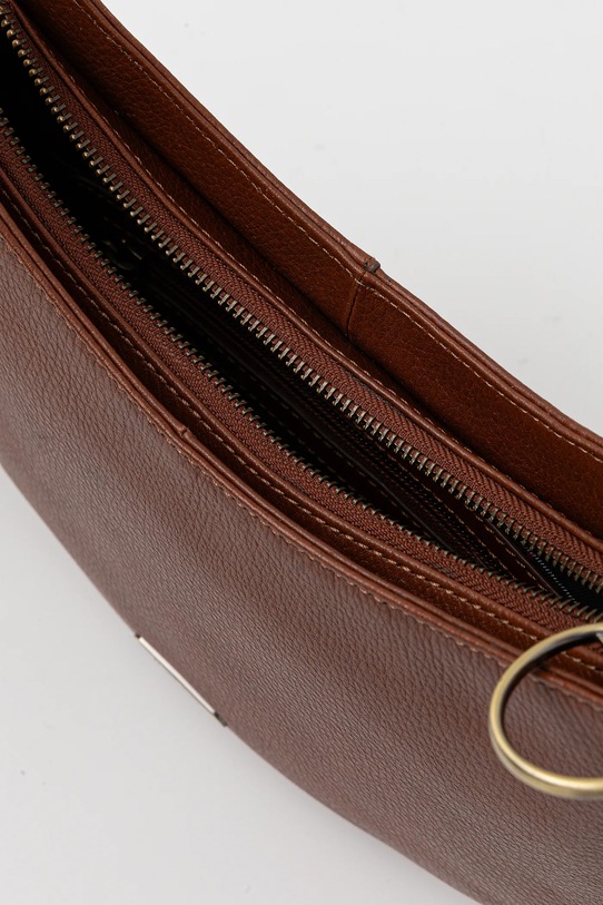 Barbour torebka skórzana LBA0507 brązowy