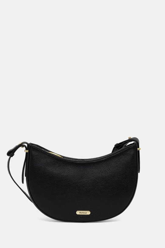 Barbour torebka skórzana skóra licowa czarny LBA0507