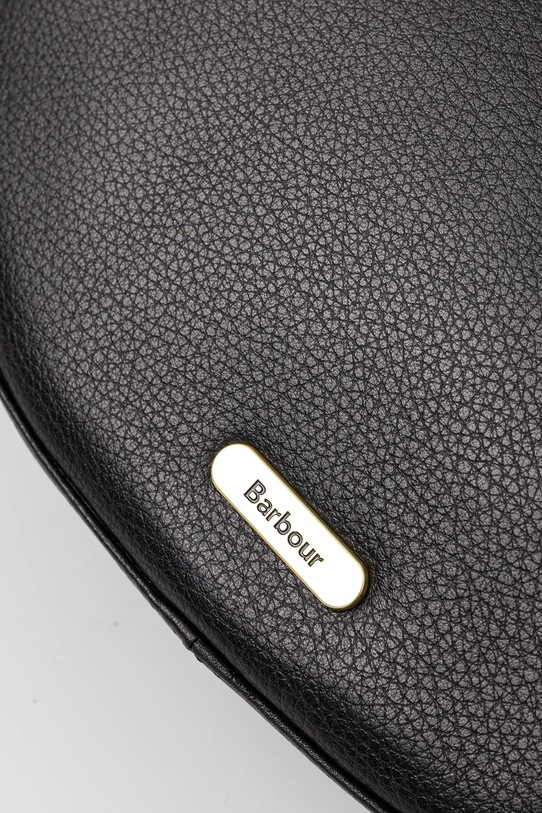 Barbour torebka skórzana czarny LBA0507