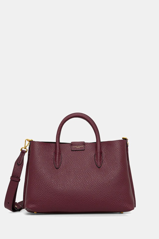 Gianni Chiarini torebka skórzana ARETHA mieści A4 bordowy BS.11832.RNGDBL