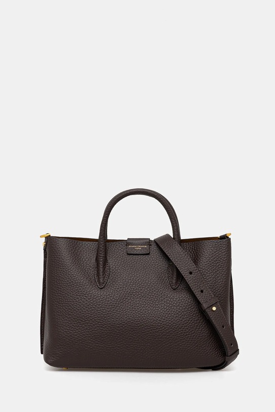 Gianni Chiarini torebka skórzana ARETHA mieści A4 brązowy BS.11832.RNGDBL