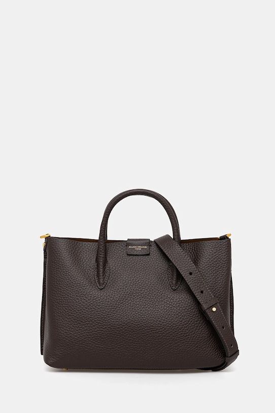 Gianni Chiarini torebka skórzana ARETHA mieści A4 brązowy BS.11832.RNGDBL