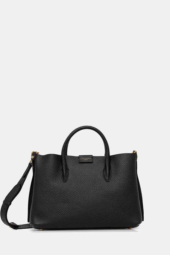 Gianni Chiarini poșetă de piele ARETHA uni negru BS.11832.RNGDBL
