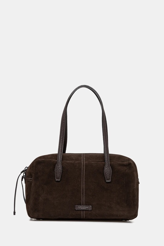 Gianni Chiarini torebka zamszowa ARYNA nie mieści A4 brązowy BS.11802.NBK.TKL