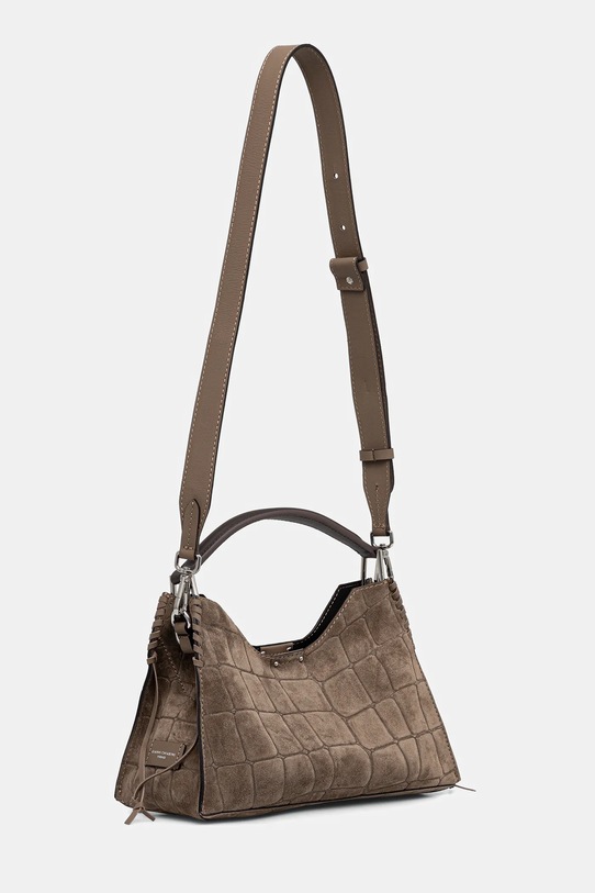 Gianni Chiarini geantă de mână din piele întoarsă AURORA BS.11845.CM maro AW25