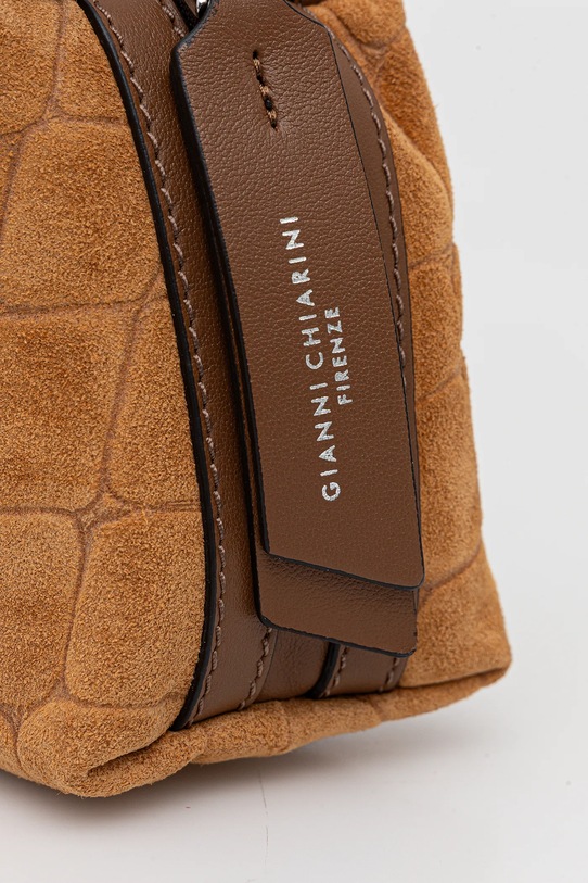 Gianni Chiarini geantă de mână din piele întoarsă ALIFA maro BS.8255.CMCOCCO