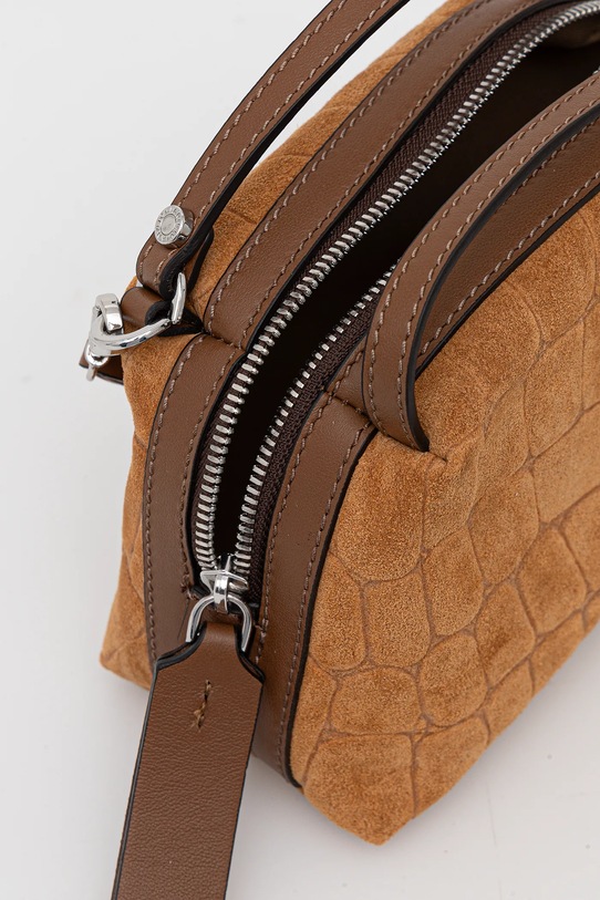 Gianni Chiarini geantă de mână din piele întoarsă ALIFA BS.8255.CMCOCCO maro