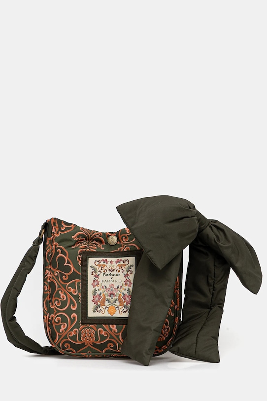Kabelka Barbour x Farm Rio vzorovaný zelená LBA0477