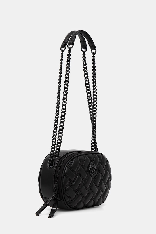 Kurt Geiger London torebka skórzana KENSINGTON 5011300109 czarny AW25