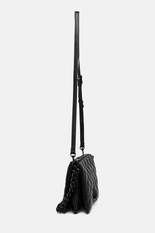 Kurt Geiger London torebka skórzana KENSINGTON 5013100109 czarny AW25