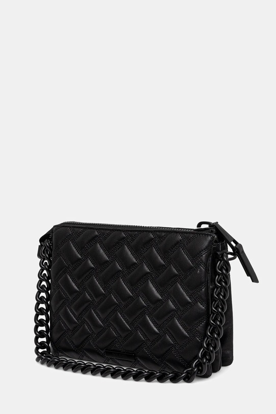 Akcesoria Kurt Geiger London torebka skórzana KENSINGTON 5013100109 czarny