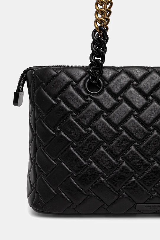 Akcesoria Kurt Geiger London torebka skórzana KENSINGTON 5018800109 czarny