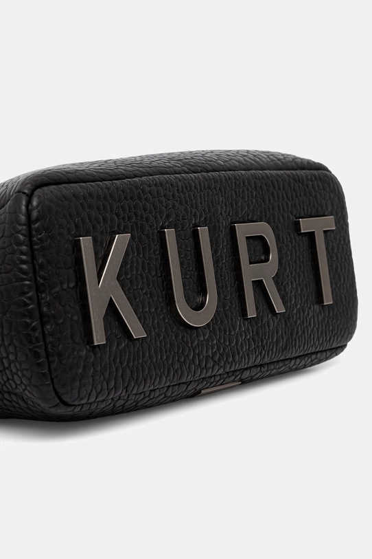 Шкіряна сумочка Kurt Geiger London KENSINGTON чорний 5019200019