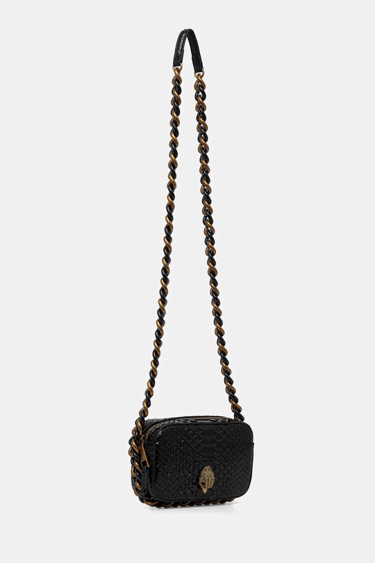 Kurt Geiger London torebka skórzana KENSINGTON 9321100719 czarny AW25