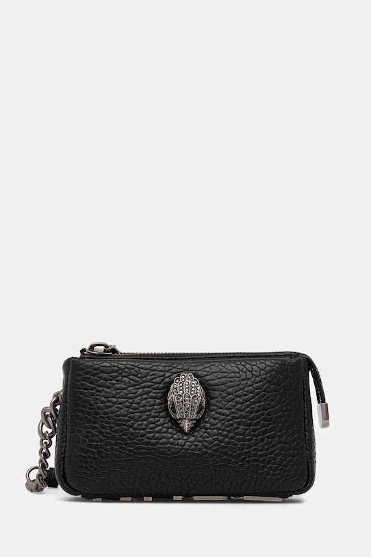 Кожаная сумочка Kurt Geiger London KENSINGTON аппликация чёрный 5020500019
