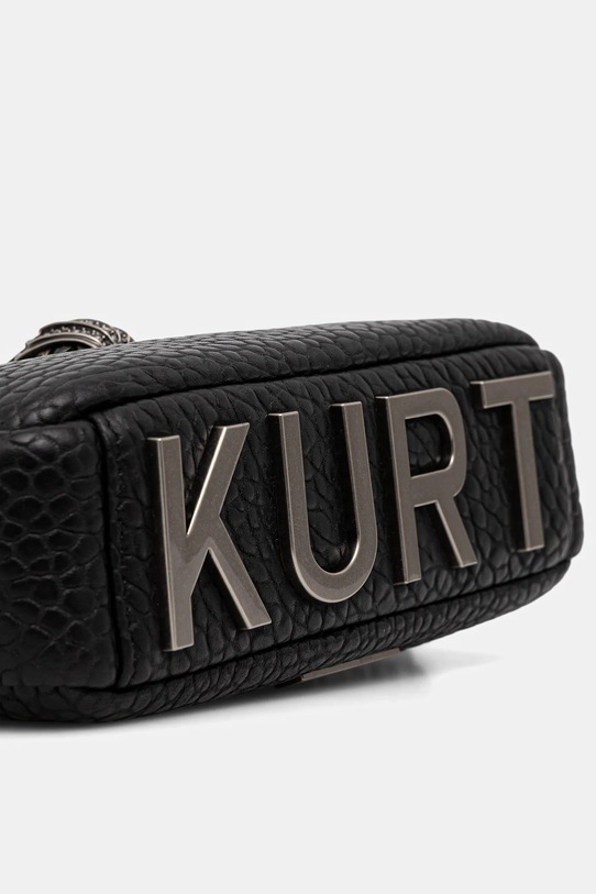 Шкіряна сумочка Kurt Geiger London KENSINGTON чорний 5020500019