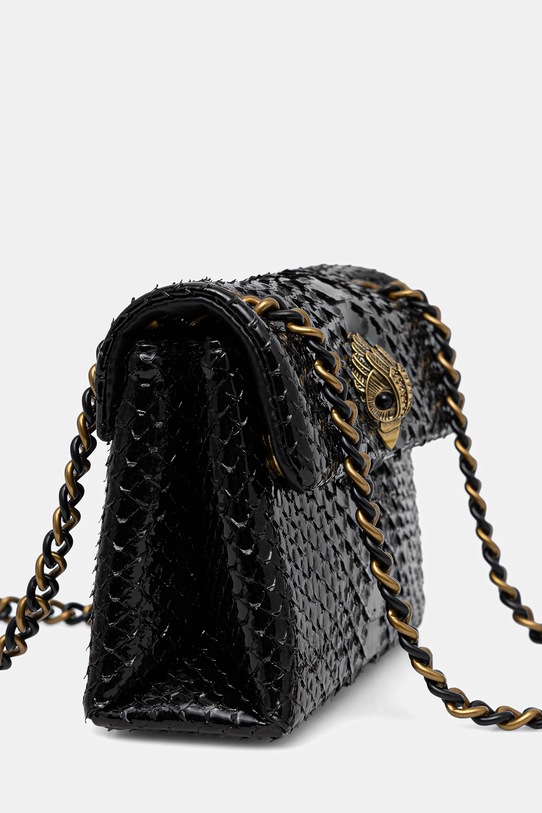 Kurt Geiger London torebka skórzana MINI KENSINGTON 5017300719 czarny AW25
