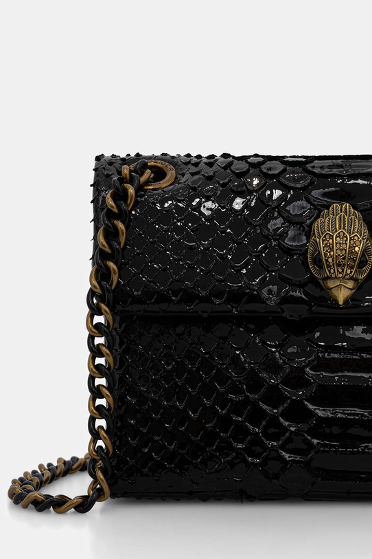 Kurt Geiger London torebka skórzana MINI KENSINGTON czarny 5017300719