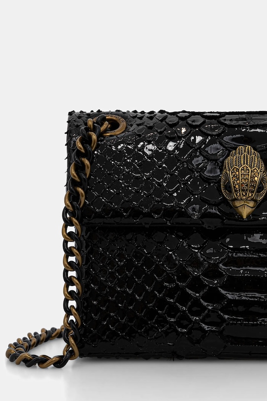 Kurt Geiger London geantă de piele MINI KENSINGTON negru 5017300719