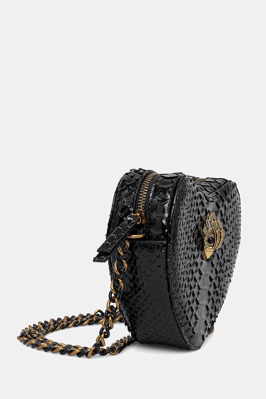 Kurt Geiger London torebka skórzana KENSINGTON 4027100719 czarny AW25