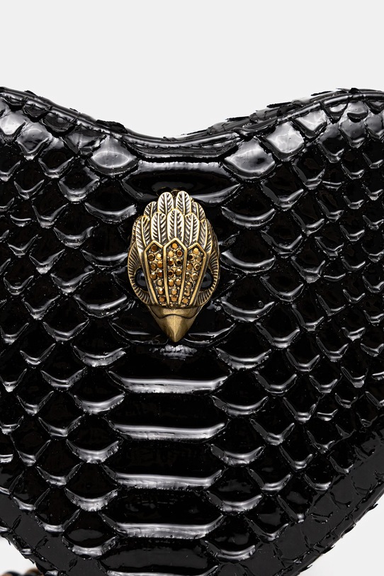 Kurt Geiger London torebka skórzana KENSINGTON czarny 4027100719