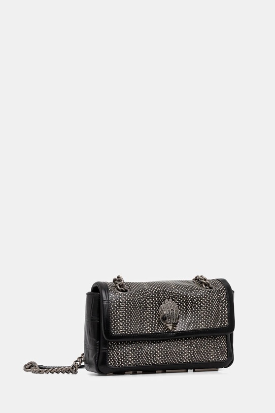 Kožená kabelka Kurt Geiger London KENSINGTON 5019001189 čierna AW25
