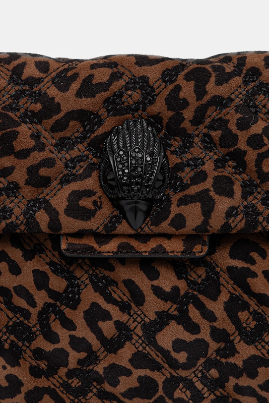 Kurt Geiger London torebka zamszowa MINI KENSINGTON brązowy 5017339289