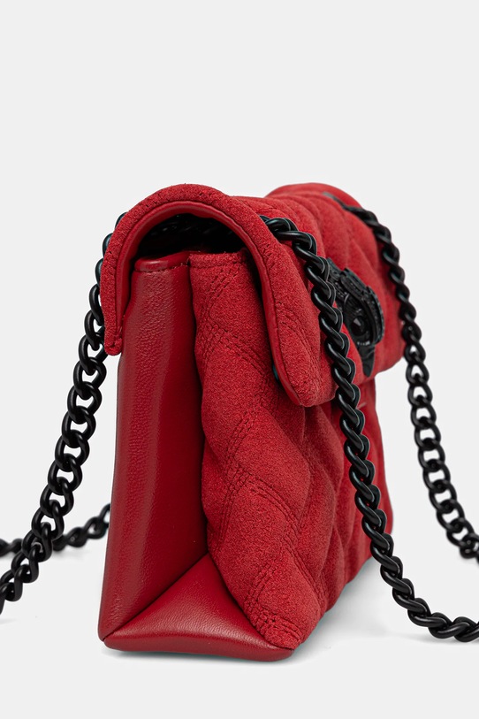 Kurt Geiger London torebka skórzana MINI KENSINGTON 5017350219 czerwony AW25