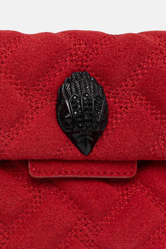 Kurt Geiger London torebka skórzana MINI KENSINGTON czerwony 5017350219