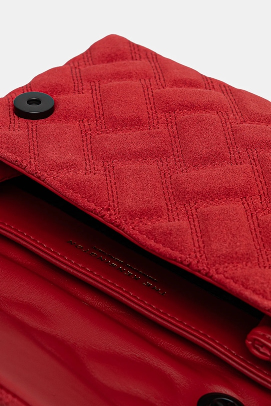 Kožená kabelka Kurt Geiger London MINI KENSINGTON 5017350219 červená