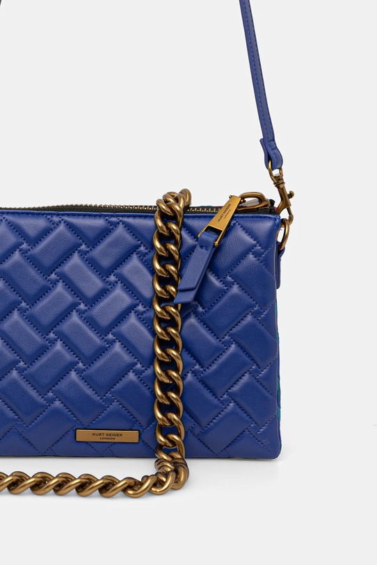 Accesorii Kurt Geiger London poșetă de piele KENSINGTON 5013557219 roz