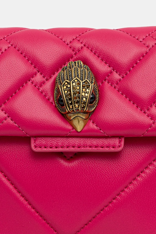 Kurt Geiger London torebka skórzana MINI KENSINGTON różowy 5017357109
