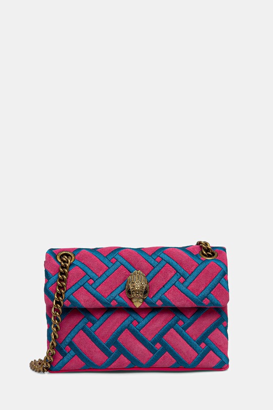 Kurt Geiger London torebka skórzana MINI KENSINGTON skóra licowa różowy 5017657219