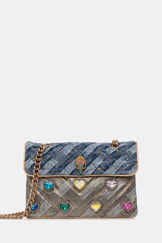 Kurt Geiger London geantă de blugi KENSINGTON nu incape in A4 albastru 5025199669