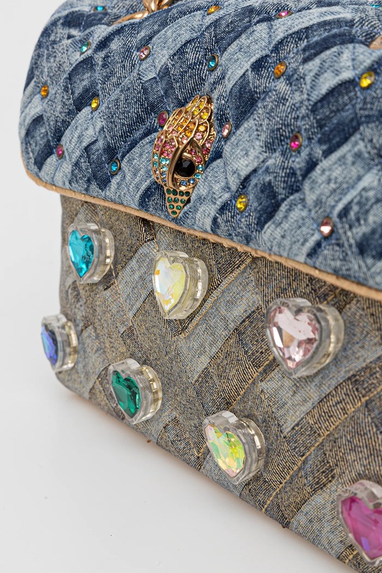Kurt Geiger London geantă de blugi KENSINGTON albastru 5025199669