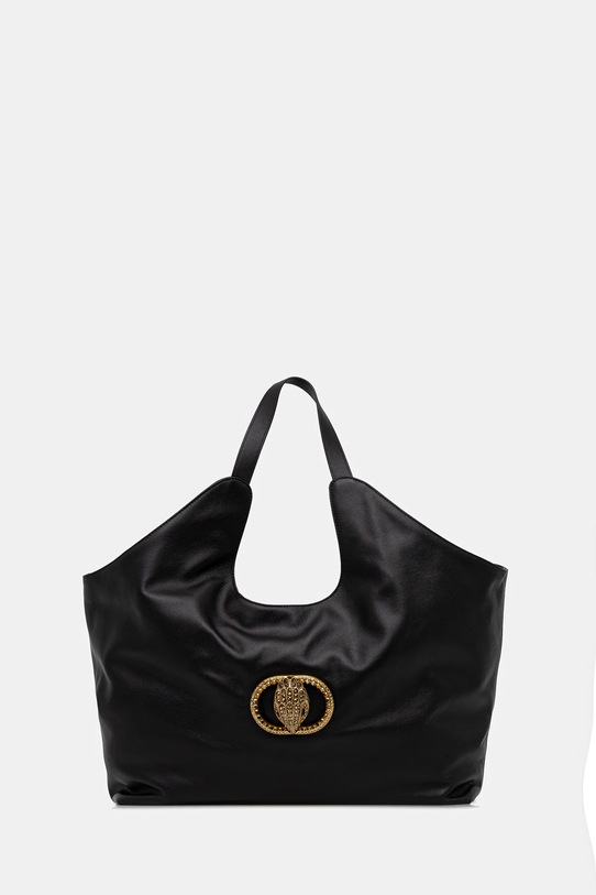 Kurt Geiger London poșetă de piele CHELSEA uni negru 4978800109
