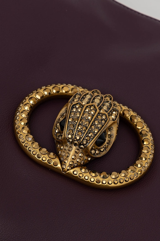 Kurt Geiger London torebka skórzana CHELSEA fioletowy 4978890109