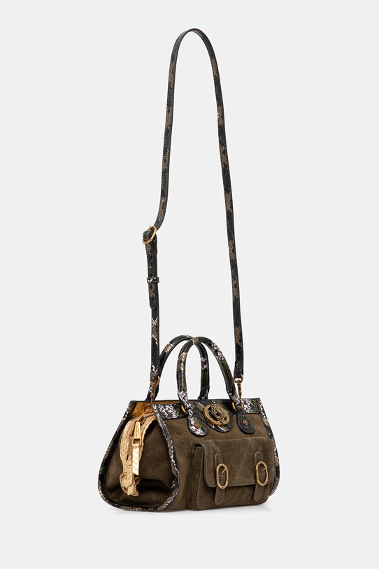 Kurt Geiger London torebka skórzana CHELSEA 4984279029 zielony AW25