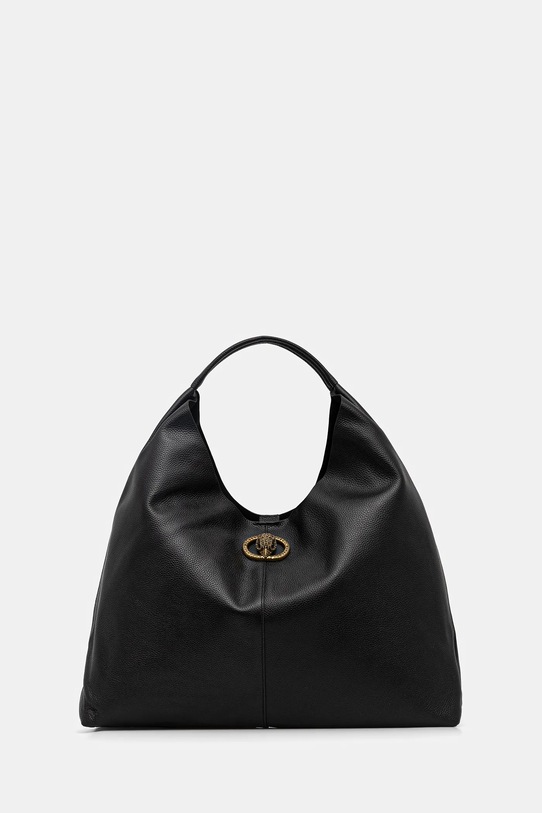 Kurt Geiger London torebka skórzana CHELSEA skóra licowa czarny 5049700109