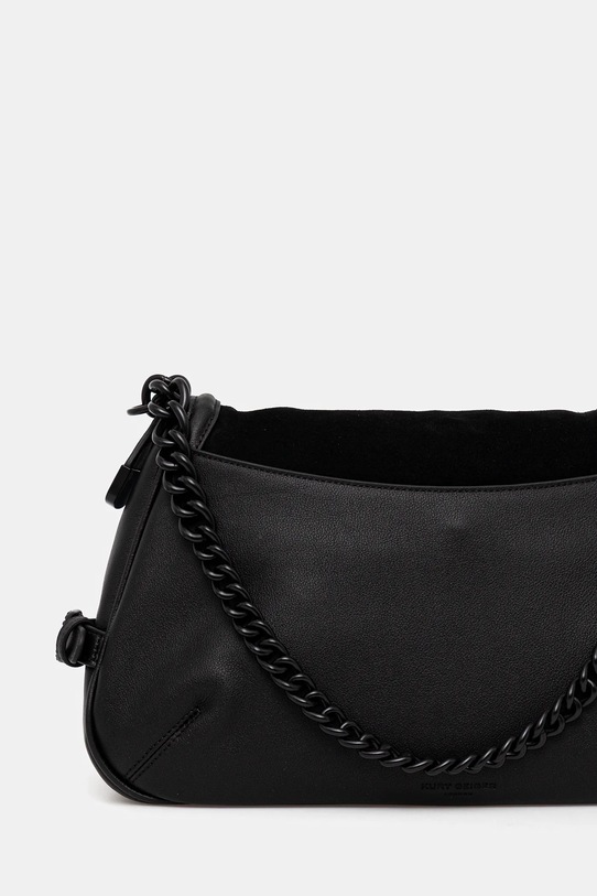 Akcesoria Kurt Geiger London torebka skórzana CHELSEA 4984100129 czarny
