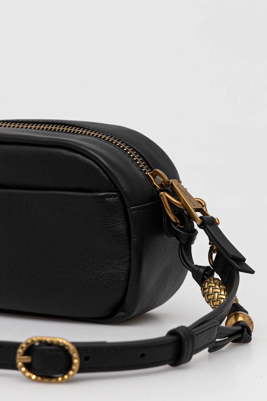 Akcesoria Kurt Geiger London torebka skórzana CHELSEA 4984800109 czarny