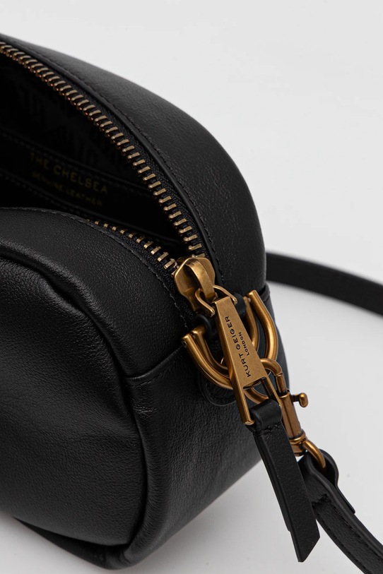 Kurt Geiger London torebka skórzana CHELSEA 4984800109 czarny
