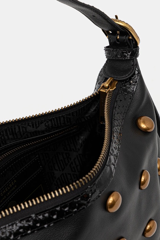 Kurt Geiger London torebka skórzana CHELSEA 4979005109 czarny