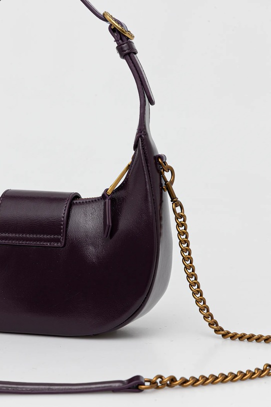 Аксесуари Шкіряна сумочка Kurt Geiger London CHELSEA 3601190319 фіолетовий
