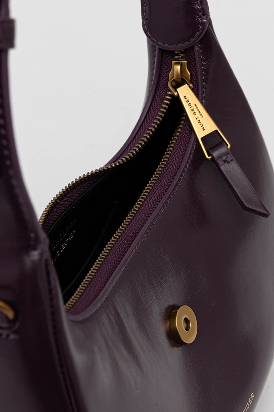 Шкіряна сумочка Kurt Geiger London CHELSEA 3601190319 фіолетовий