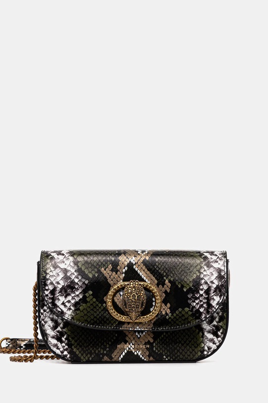 Kurt Geiger London torebka skórzana CHELSEA skóra licowa zielony 3591579719